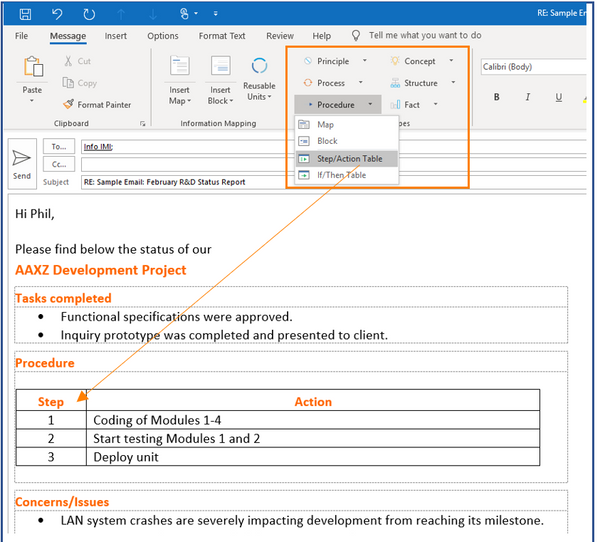 FS Pro for Outlook - Information Mapping